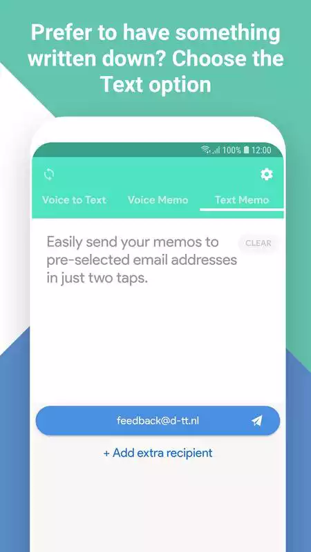 Play VoNo | Voice Note Memo to Mail